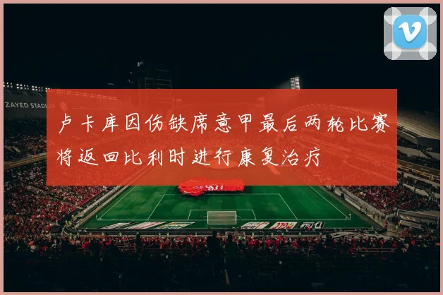 卢卡库因伤缺席意甲最后两轮比赛将返回比利时进行康复治疗